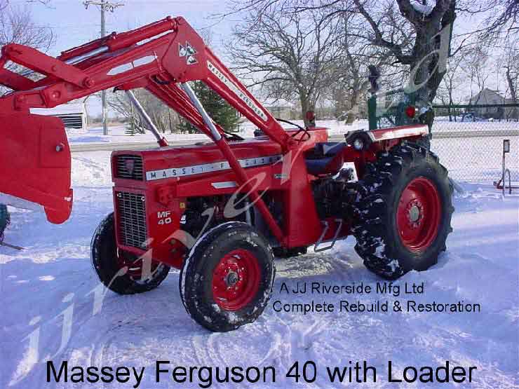 Massey Ferguson 40 - Gas Rebuilt Tractor (Loader)